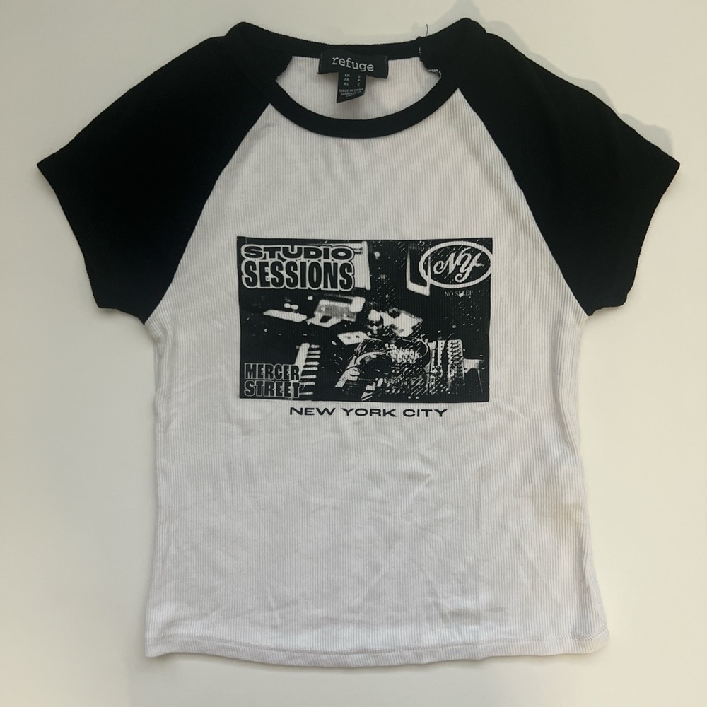 Black and White Graphic Tee